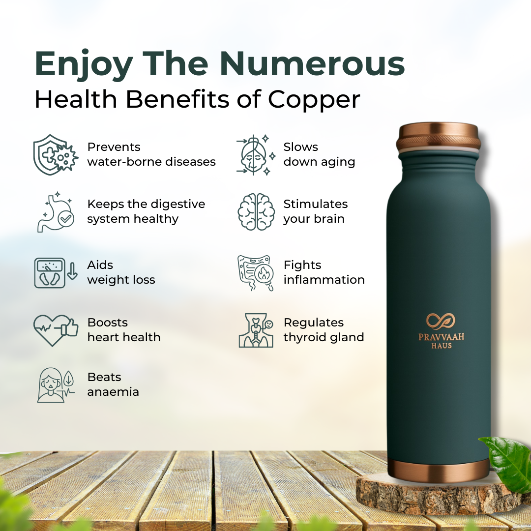 Eternal Flow: 950ml Premium Copper Series